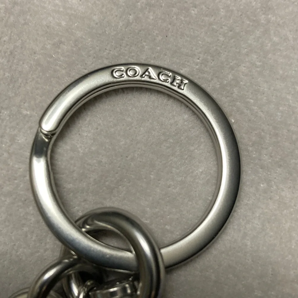Coach Charm Silver “C” Bag key holder/Charm - Picture 2 of 6